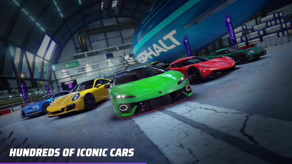 Asphalt Legends racing artwork from Gameloft’s Google Play listing